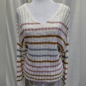 So Striped Sweater'